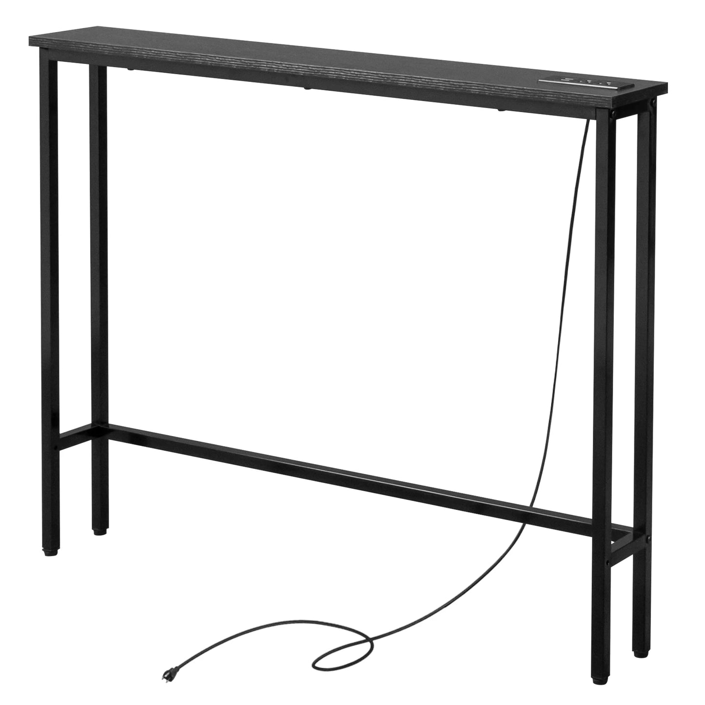 39.4" Narrow Console/ Sofa Table with Power Outlets