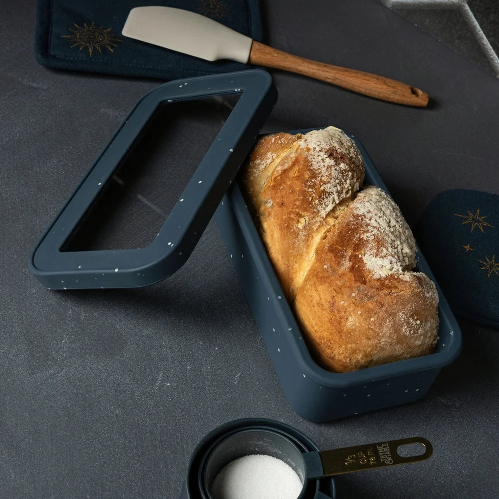 Non-Stick Silicone Loaf Pan w/Lid