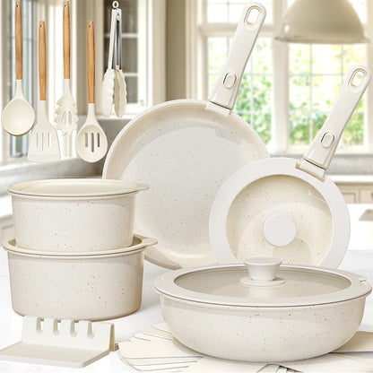 21 Piece Non-Stick Ceramic Cookware Set