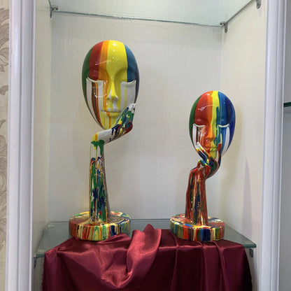 Modern Creative Colorful sculpture