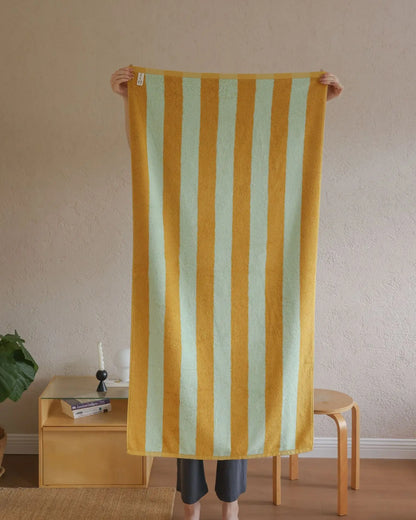 Striped Cotton Bath/Face/Kitchen Towels