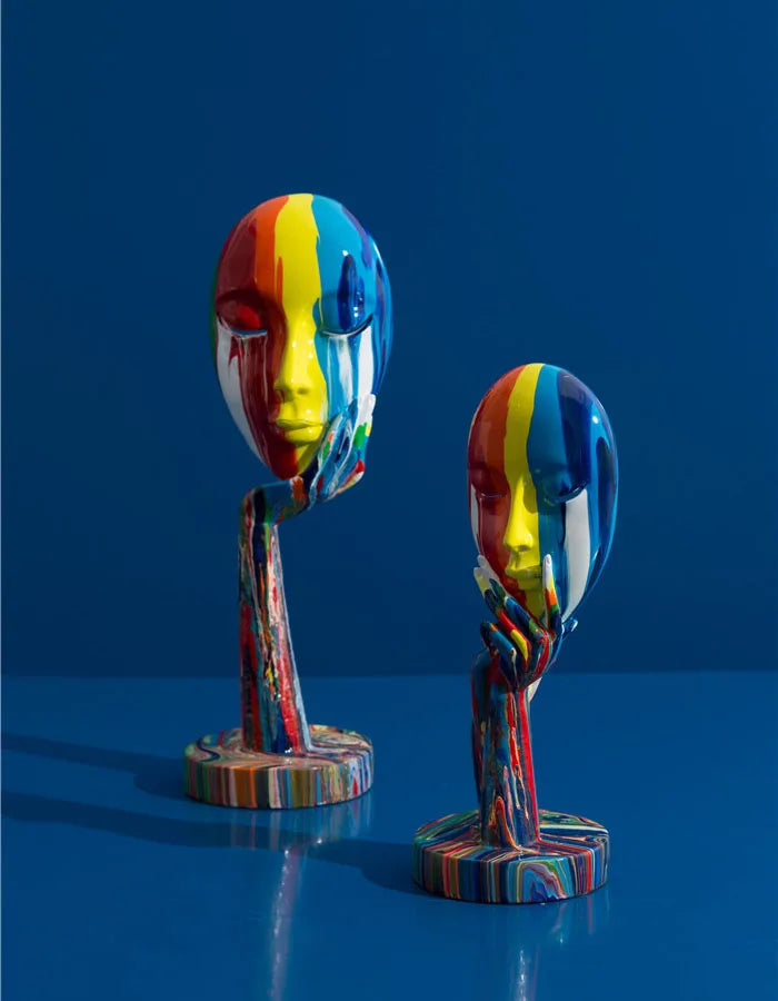 Modern Creative Colorful sculpture