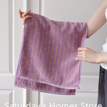 Striped Cotton Bath/Face/Kitchen Towels