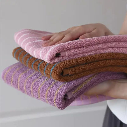 Striped Cotton Bath/Face/Kitchen Towels