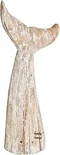 Morning View Whale Tail Wood Sculpture