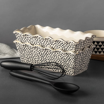 Ceramic Loaf Dish Set, Non-Stick Bakeware