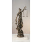 Large Antique Lady Justice Statue 21.5" Resin