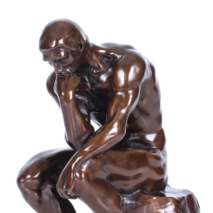 20cm Bronze The Thinker Statue By Rodin