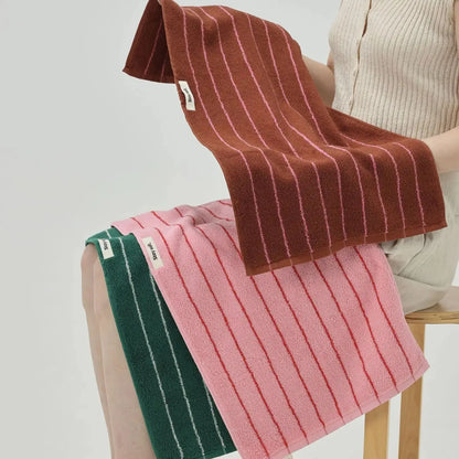 Striped Cotton Bath/Face/Kitchen Towels