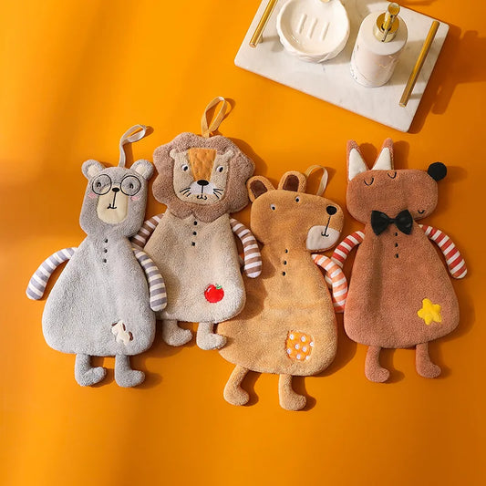 Cute Hanging Animal Shaped Hand Towels
