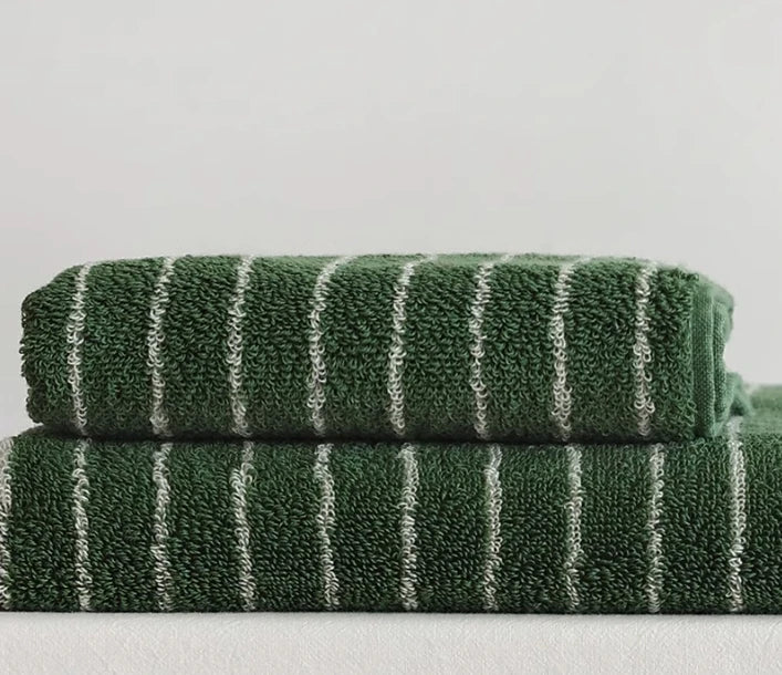 Striped Cotton Bath/Face/Kitchen Towels