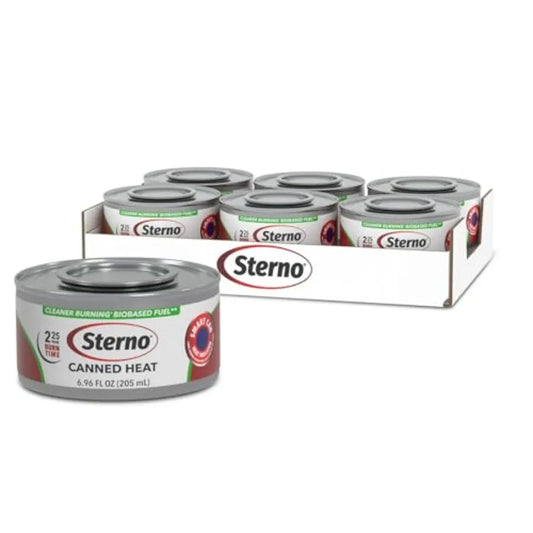 2.25 Hour Burn, 6 Pack Fuel Cans