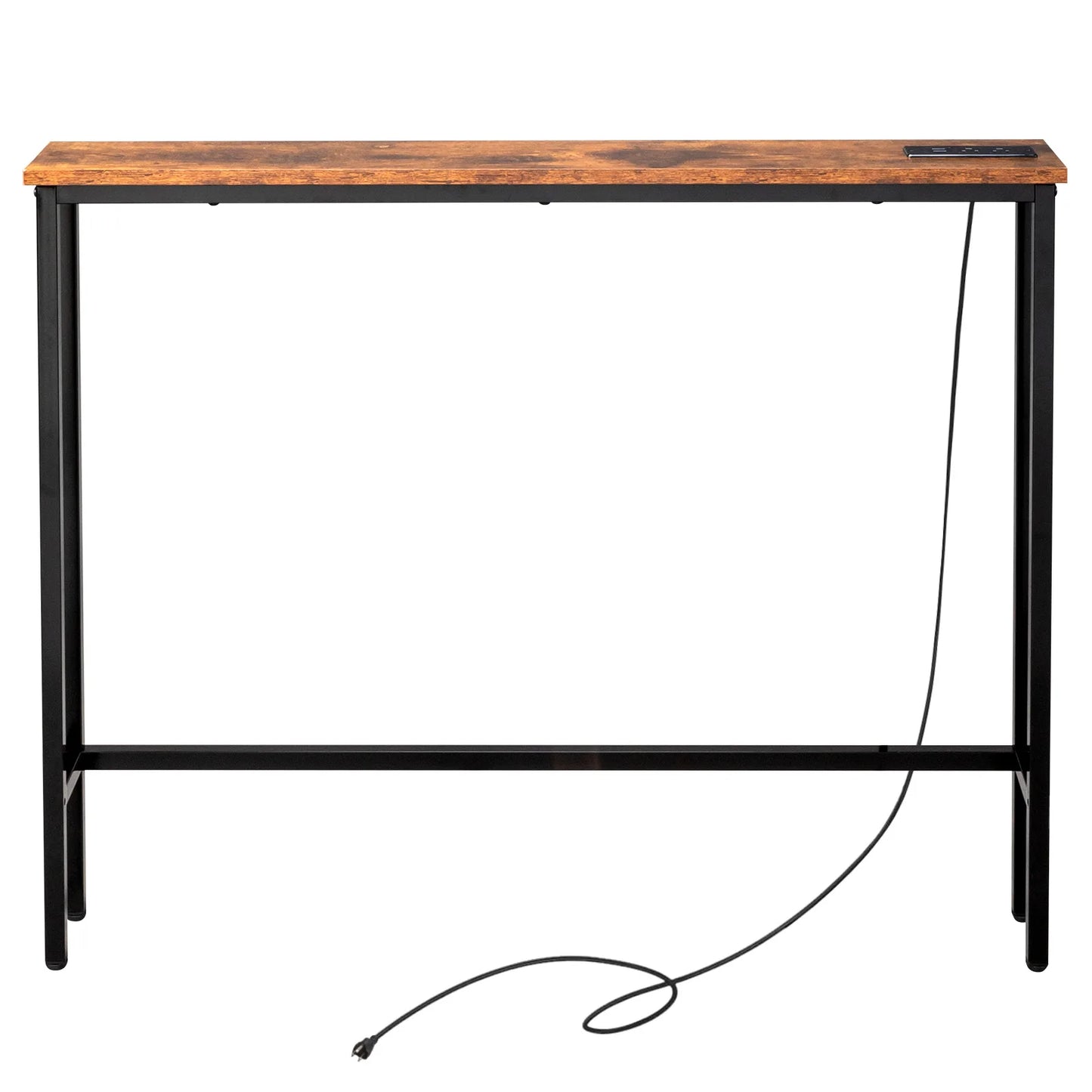 39.4" Narrow Console/ Sofa Table with Power Outlets