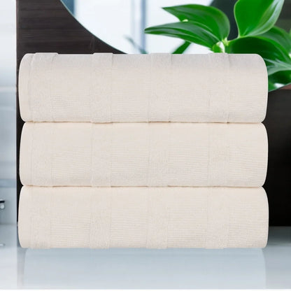 Cotton Bath Towels Set of 3 Spa Quality