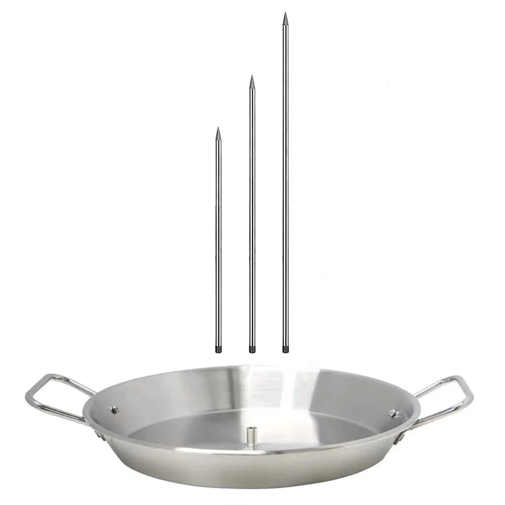 SS Roasting Drip Pan with Removable Spikes