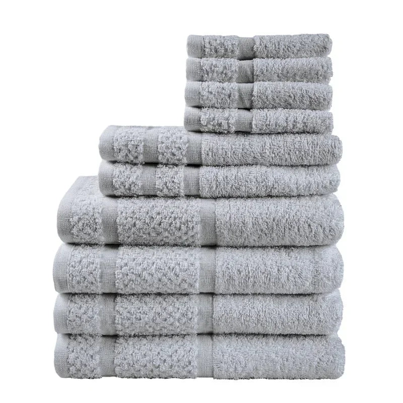10 Piece Towel Set w/ Upgraded Softness/Durability
