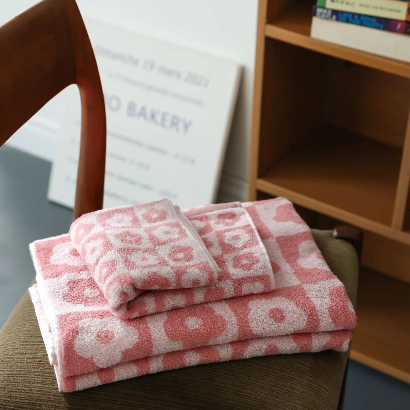 Striped Cotton Bath/Face/Kitchen Towels