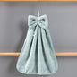 Bow Shaped Fleece Hanging Hand Towel