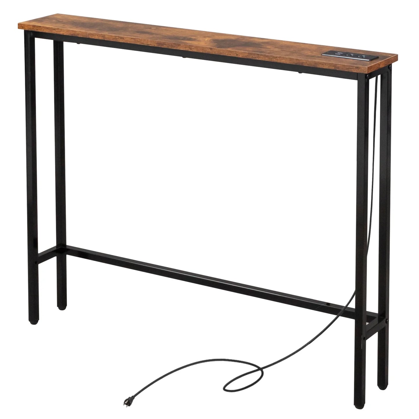 39.4" Narrow Console/ Sofa Table with Power Outlets