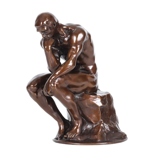 20cm Bronze The Thinker Statue By Rodin
