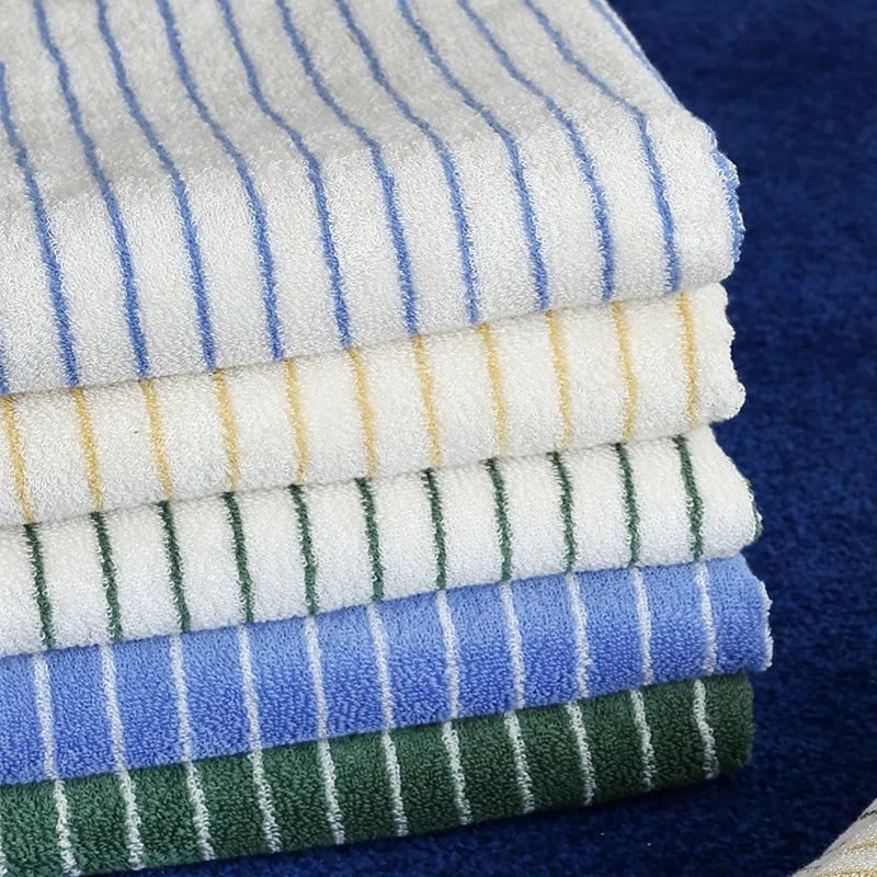 Striped Cotton Bath/Face/Kitchen Towels