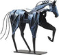 Unique Rustic Handcrafted Metal Horse Statue