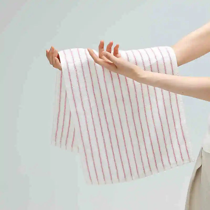 Striped Cotton Bath/Face/Kitchen Towels