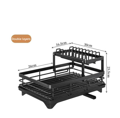 Adjustable Stainless Steel Dish Drying Rack