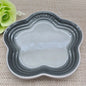 Ceramic Colorful Plum Blossom Small  Dessert Plate
